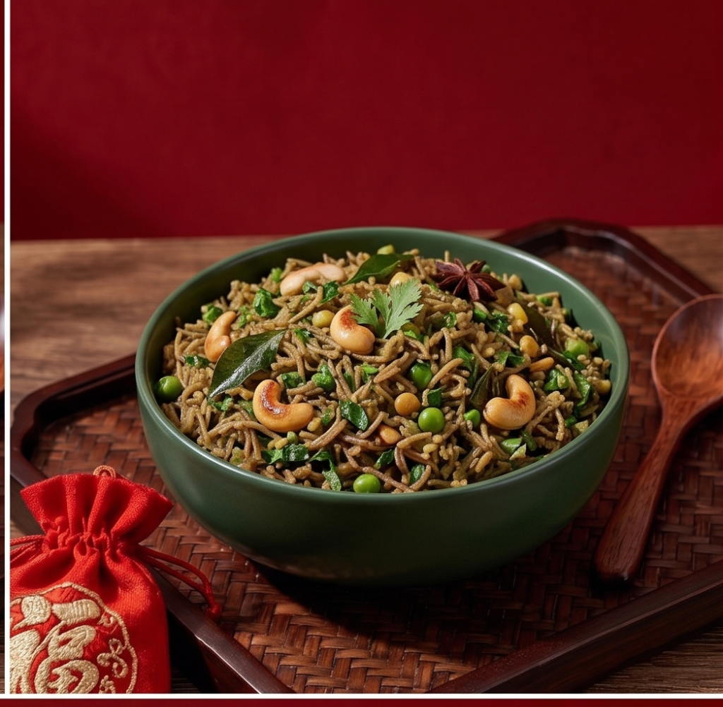 Aallya Drumstick Leaves Ragi Vermicelli Khichdi