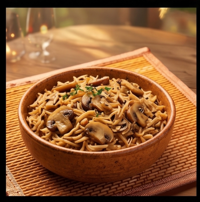 Aallya Mushroom Roasted Vermicelli Kichadi
