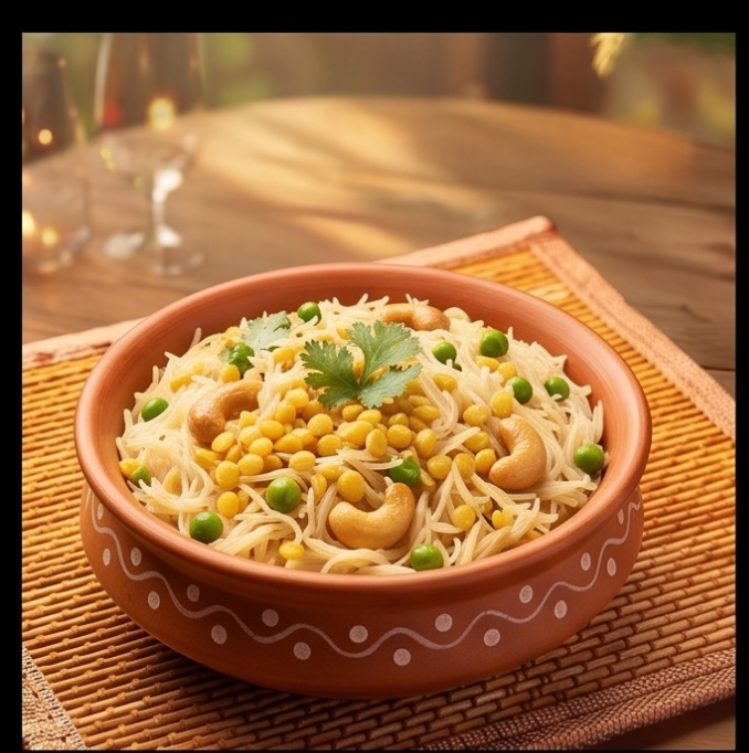 Aallya Moong Dal Roasted Vermicelli Kichadi