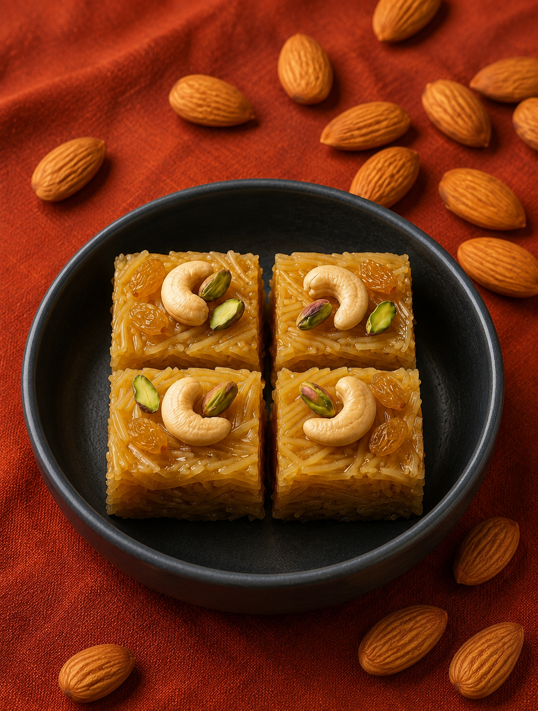 Aallya Tomato Semiya Sweet Kesari