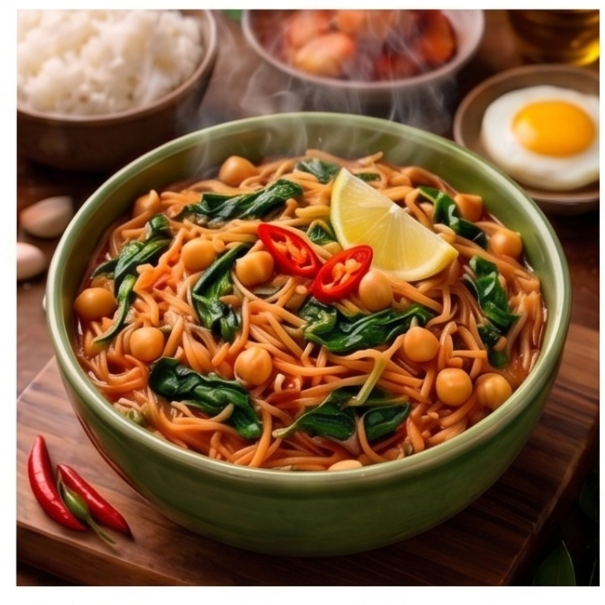 Aallya Spinach Tomato Vermicelli Khichdi