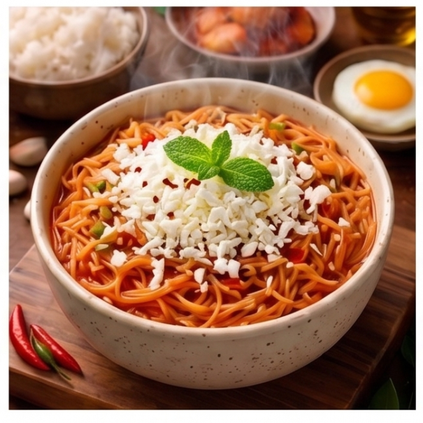 Aallya Shredded Paneer Tomato Vermicelli Khichdi