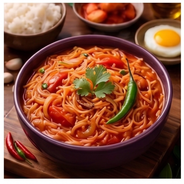 Aallya Spicy Tomato Garlic Kara Vermicelli Khichdi
